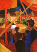 August Macke Tightrope Walker oil painting artist